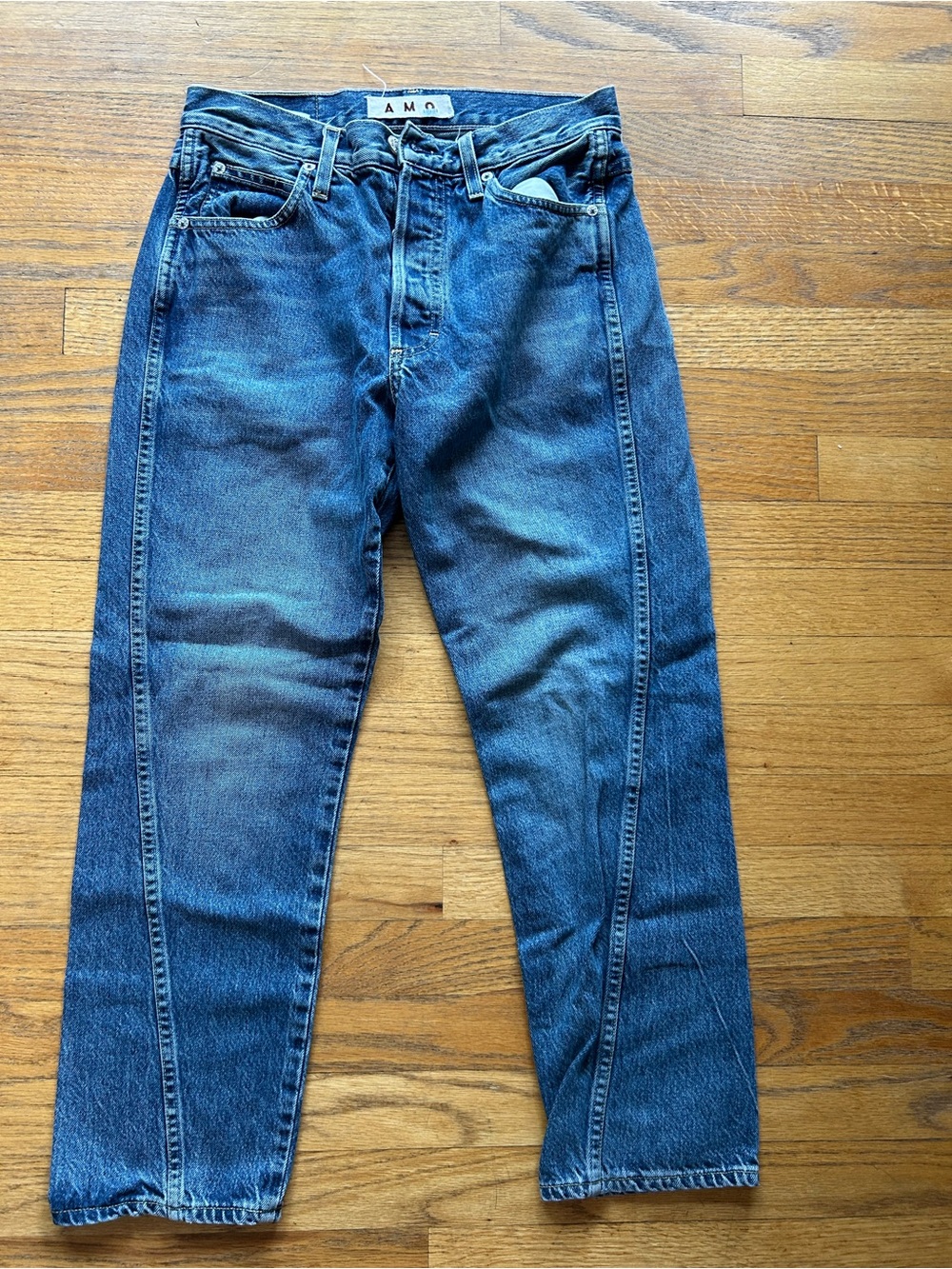 AMO Blue Denim Jeans - lover boy twist smitten